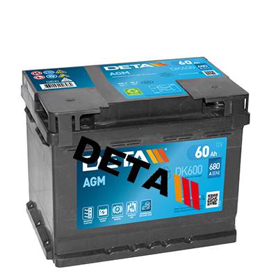 银杉电池DETA蓄电池DL604汽车用启动12V60AH启动功率