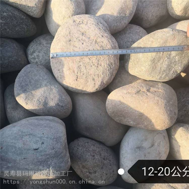 河道护坡鹅卵石10-20公分垫层鹅卵石价格