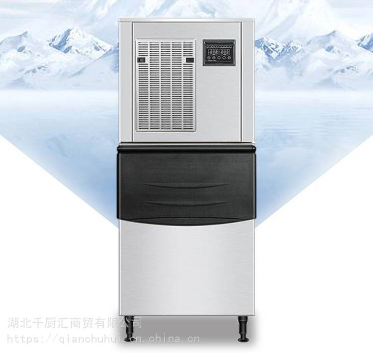 商用雪花制冰机100公斤500KG全自动实验室生海鲜超市火锅店碎冰机
