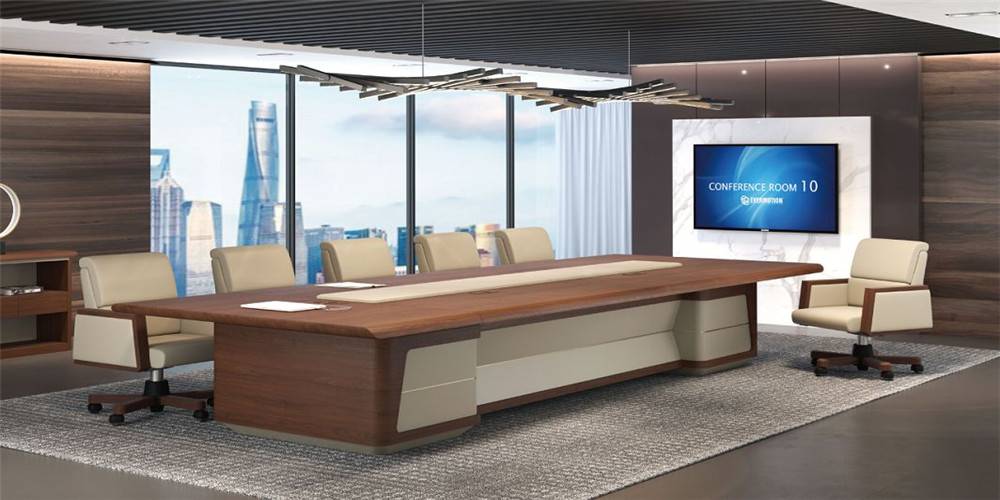 海南 大型办公会议桌 多功能会议桌 布兰斯 环保油漆