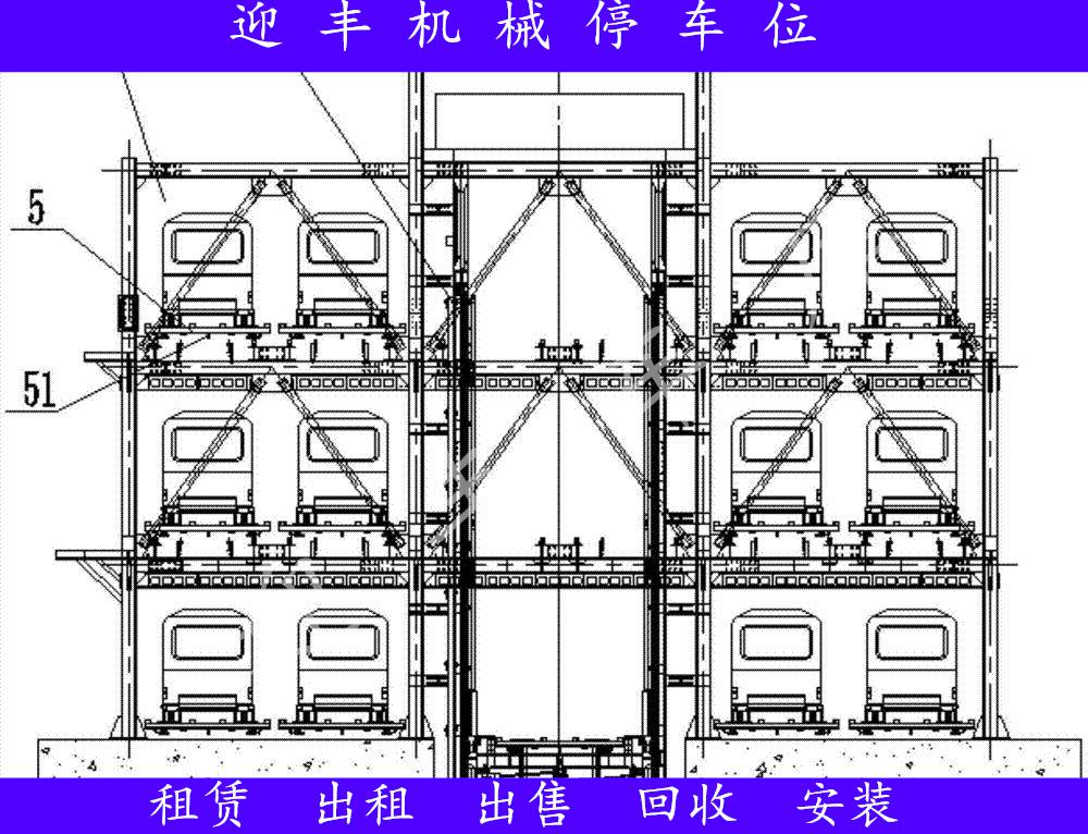 南通机械立体车库出租废旧车库厂家