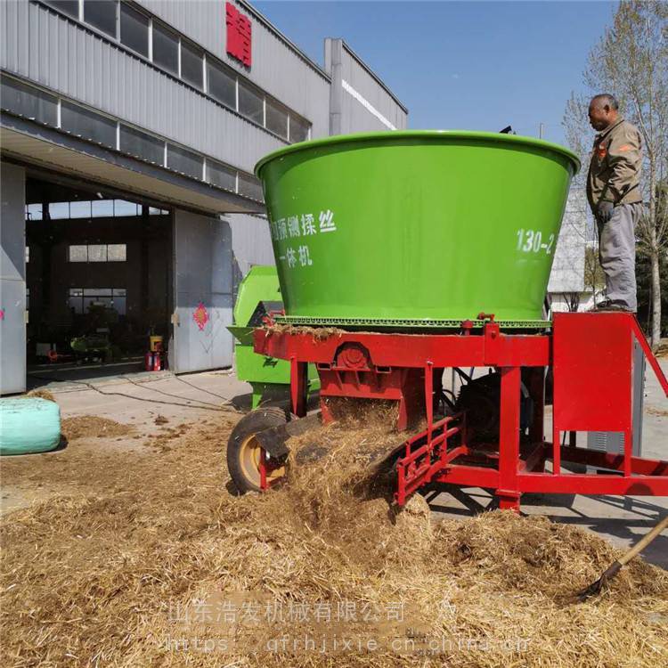 柴油机牧草打糠机圆筒式稻草粉碎机畜牧草料碎草机