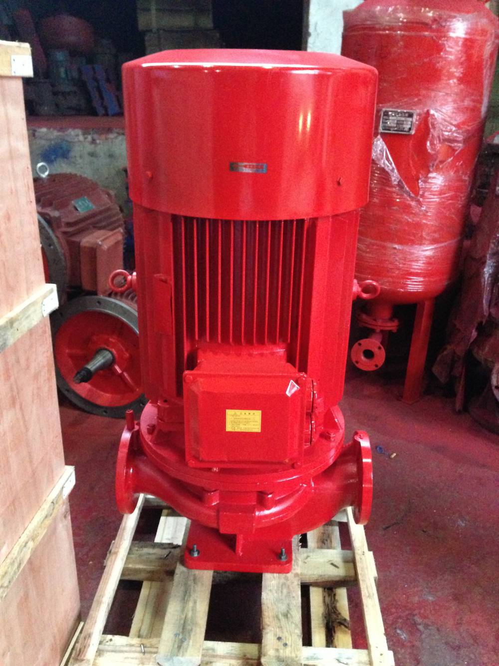 消防泵XBD-ISG立式单级消防水泵喷淋泵室内外增压消防管道泵
