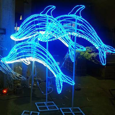 滁州 公园大象滴胶景观灯 吉祥灯笼造型灯 厂家设计