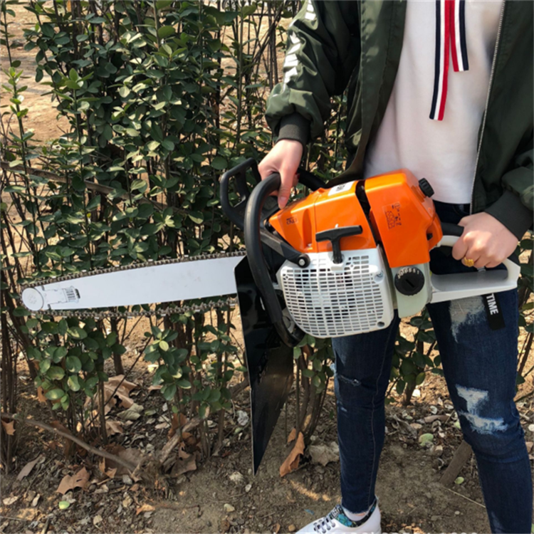 汽油锯齿式刨树机手提铲式挖树机苗圃专用移树机
