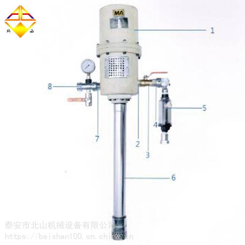基本型ZBQ-27/15煤矿用气动注浆泵适用介质水泥浆