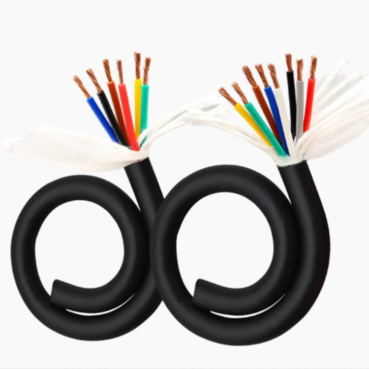 加工定制各种型号耐寒柔性弯曲拖链电缆户外低温耐折电缆带屏蔽