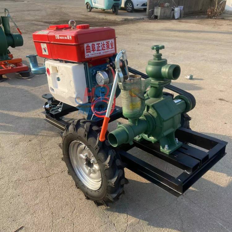 扬程30米排污抽水泵移动式6寸防汛泵车单缸/多缸柴油抗旱水泵