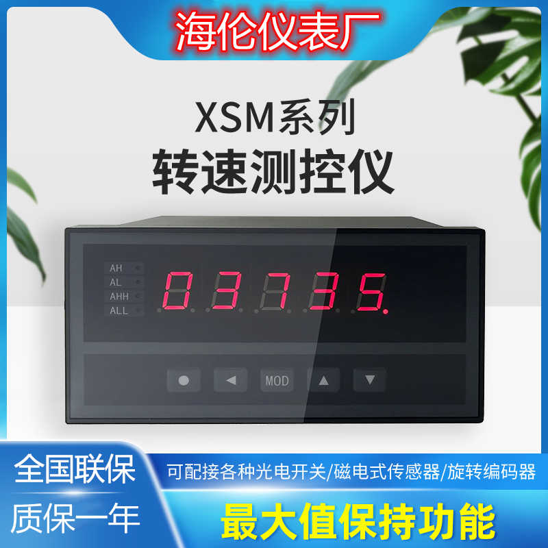 XSM系列转速控制仪扭矩转速表XSM测量转速、频率、线速显示表