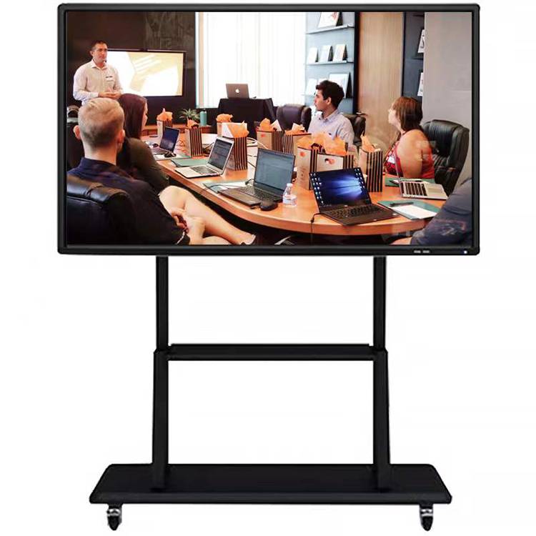 亿聚多媒体触摸教育一体机65寸双系统平板智能会议教学机