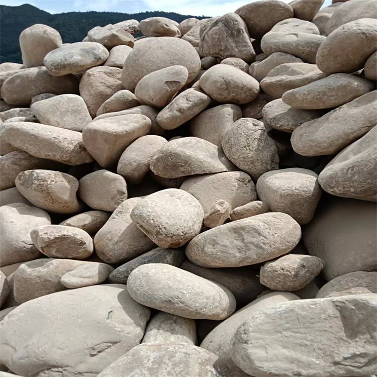 砌墙鹅卵石10-30公分景观石民宿挡风墙天然原石全国发货