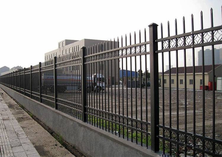锌钢护栏栏杆栅栏围墙围栏铸铁护栏铁艺热镀锌院墙防护栏塑钢厂区