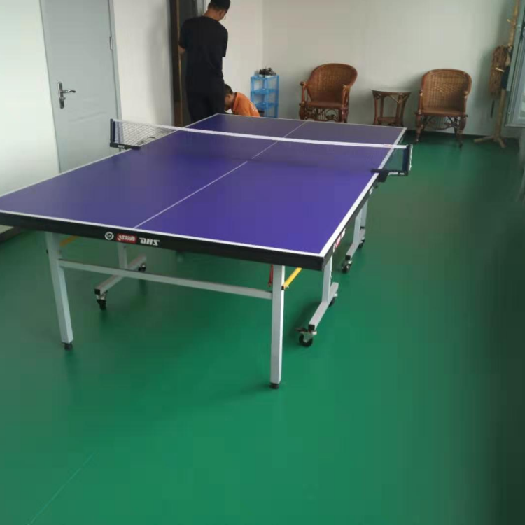 供应PVC运动地胶/塑胶地板/欧宝瑞乒乓球地板