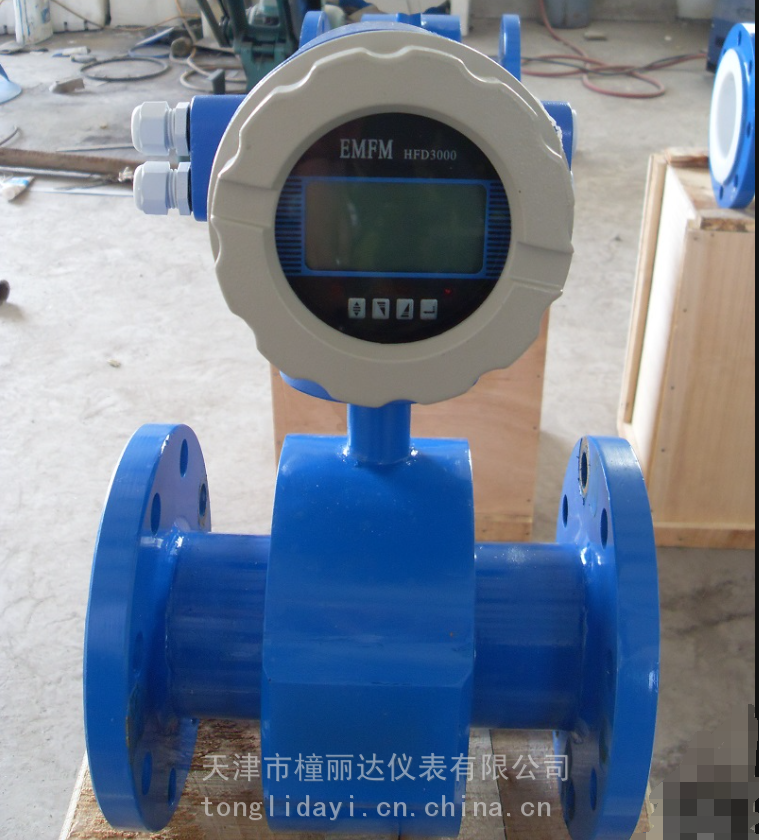 天然橡胶（软橡胶）衬里的电磁流量计LDG-15测量水和污水