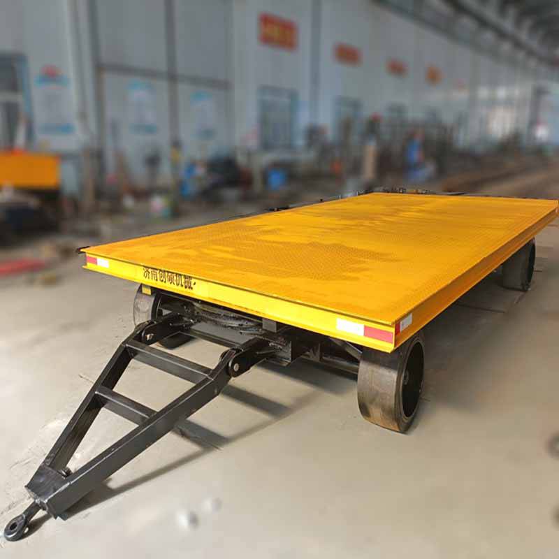 供应厂区转运托盘车工厂运输平板拖车定制重型牵引平板车