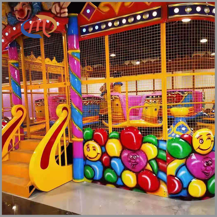 室内商场儿童游乐场小丑喷球车小型游乐设备家用电即可