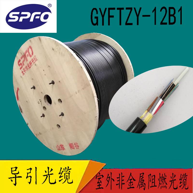 太平洋室外非金属阻燃光缆GYFTZY-12B1312芯光缆导引光缆厂家直销