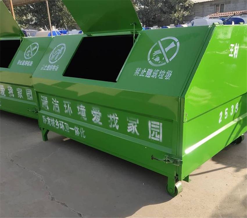 新疆Q235碳钢勾臂垃圾箱价格优惠