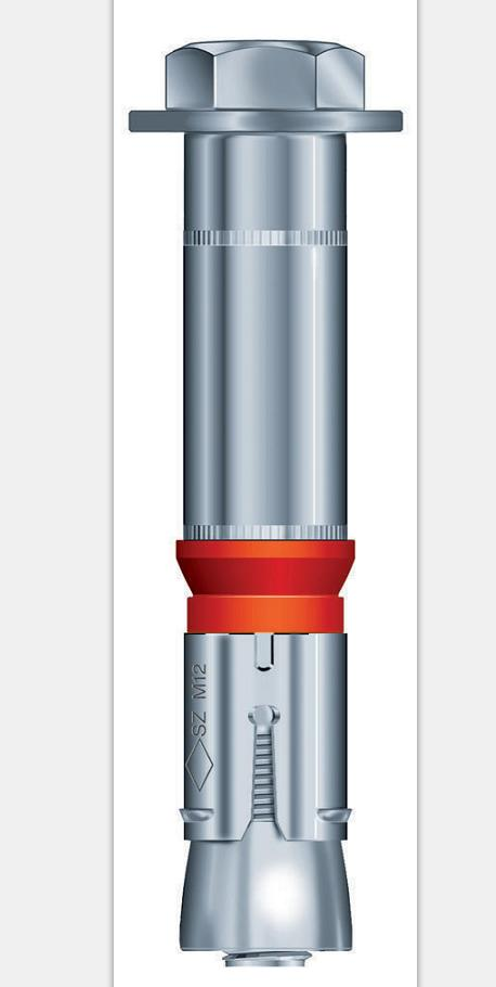 现货供应品牌MKT德国曼卡特88级镀锌钢材料规格18x147型号SZ-S套管型抗震动切底锚栓