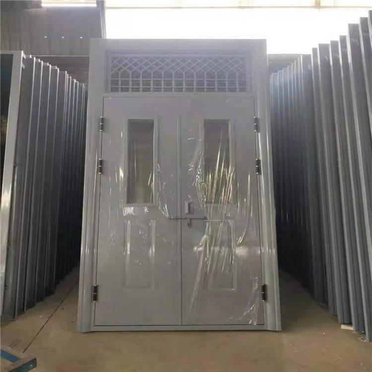 瑞博门业实体工厂 加工生产学校门 钢质平开式教室门 承接订单
