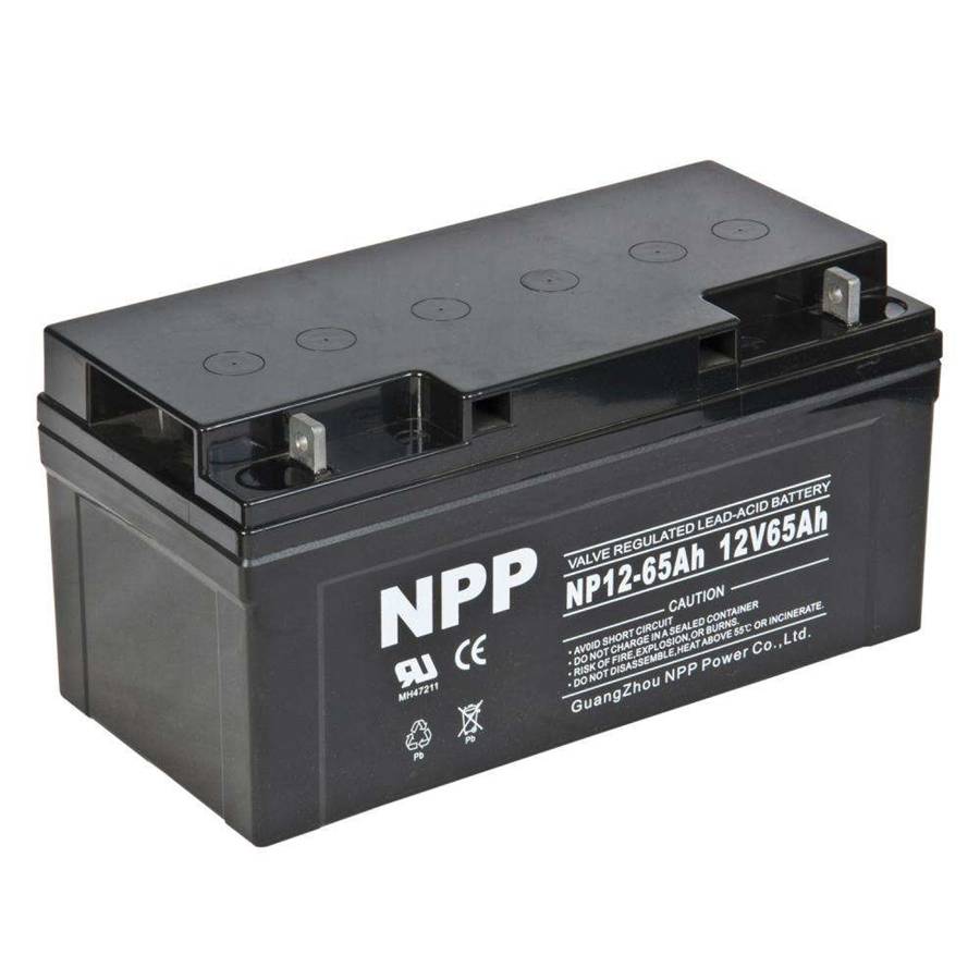 NPP耐普蓄电池NP12-65Ah12V65AH基站储能光伏发电UPS电源