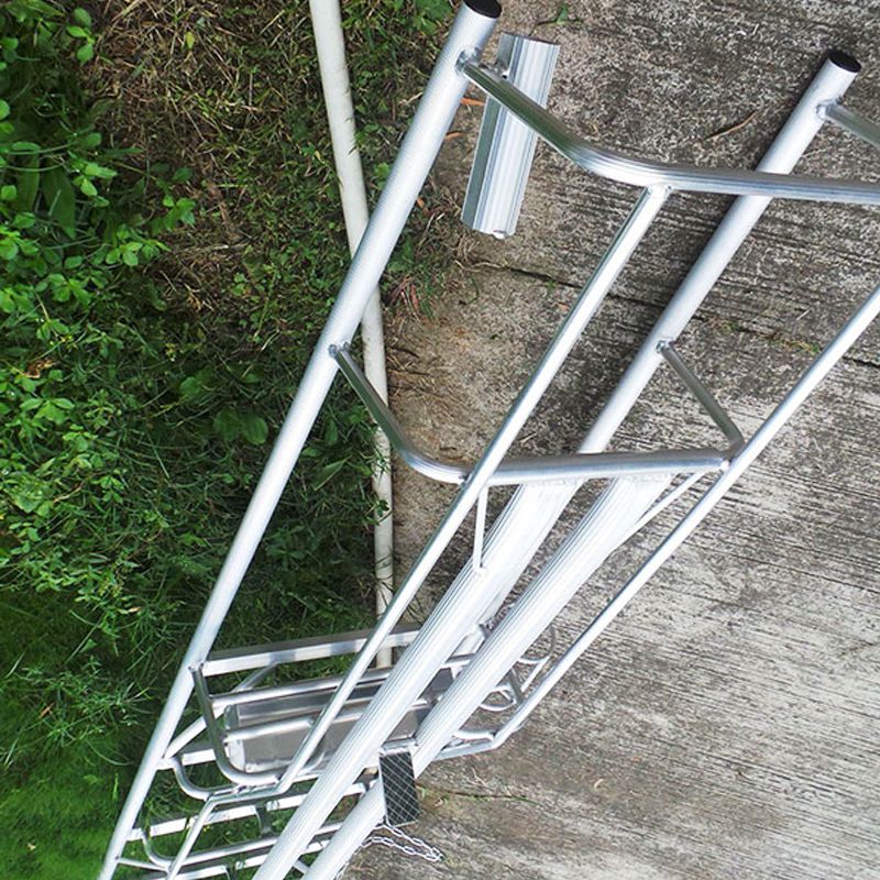 山东生产园林修剪梯 铝合金折叠防滑三角梯 可加工定做果园梯