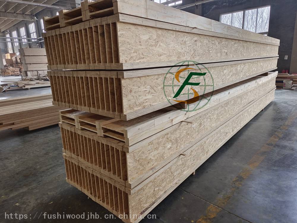 生产出口澳大利亚建筑用木托梁OSB支撑梁IJOIST30036045x65x300