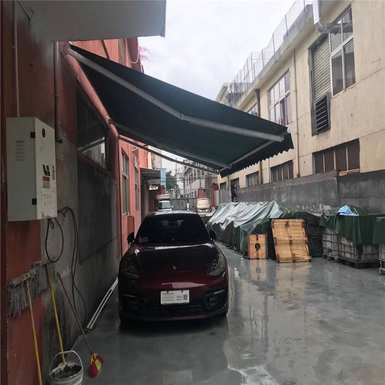 深圳伸缩雨棚定制镀锌钢支架44防水布耐用方便经济支持定制恒康胜免费报价