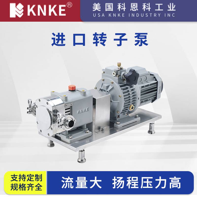 进口转子泵 低噪音大流量寿命长 美国KNKE科恩科品牌