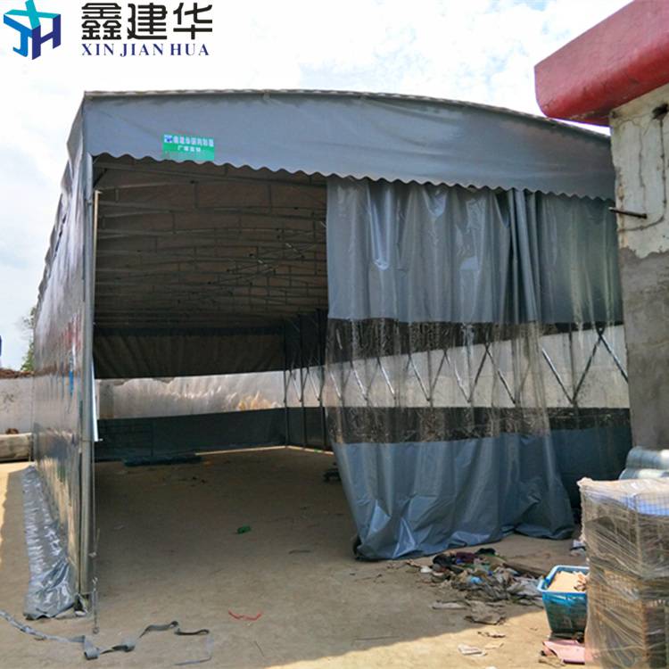 北京通州双排立柱帐篷帆布遮阳雨棚免费上门测量