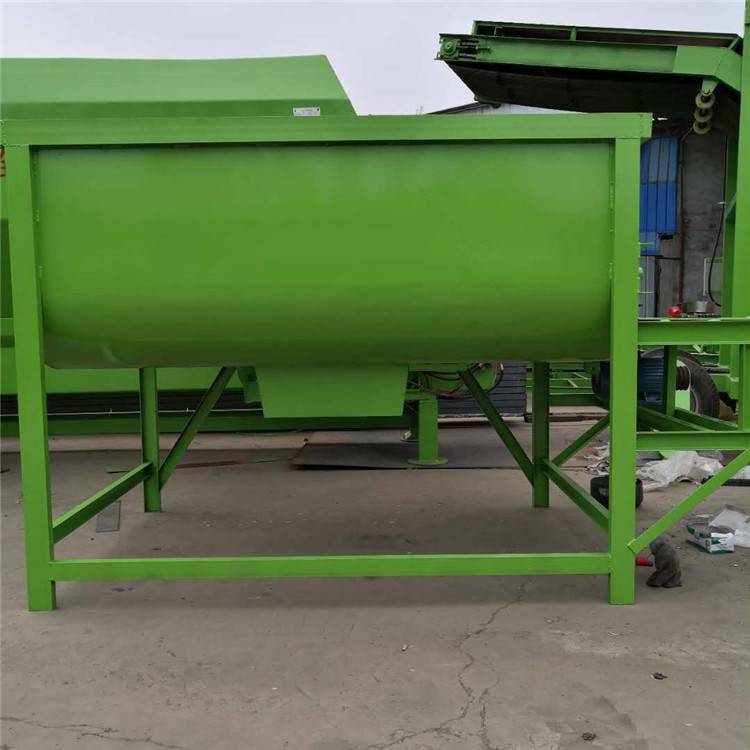 兴宾区牛羊精粗草料搅拌机 卧式双拨齿拌料机