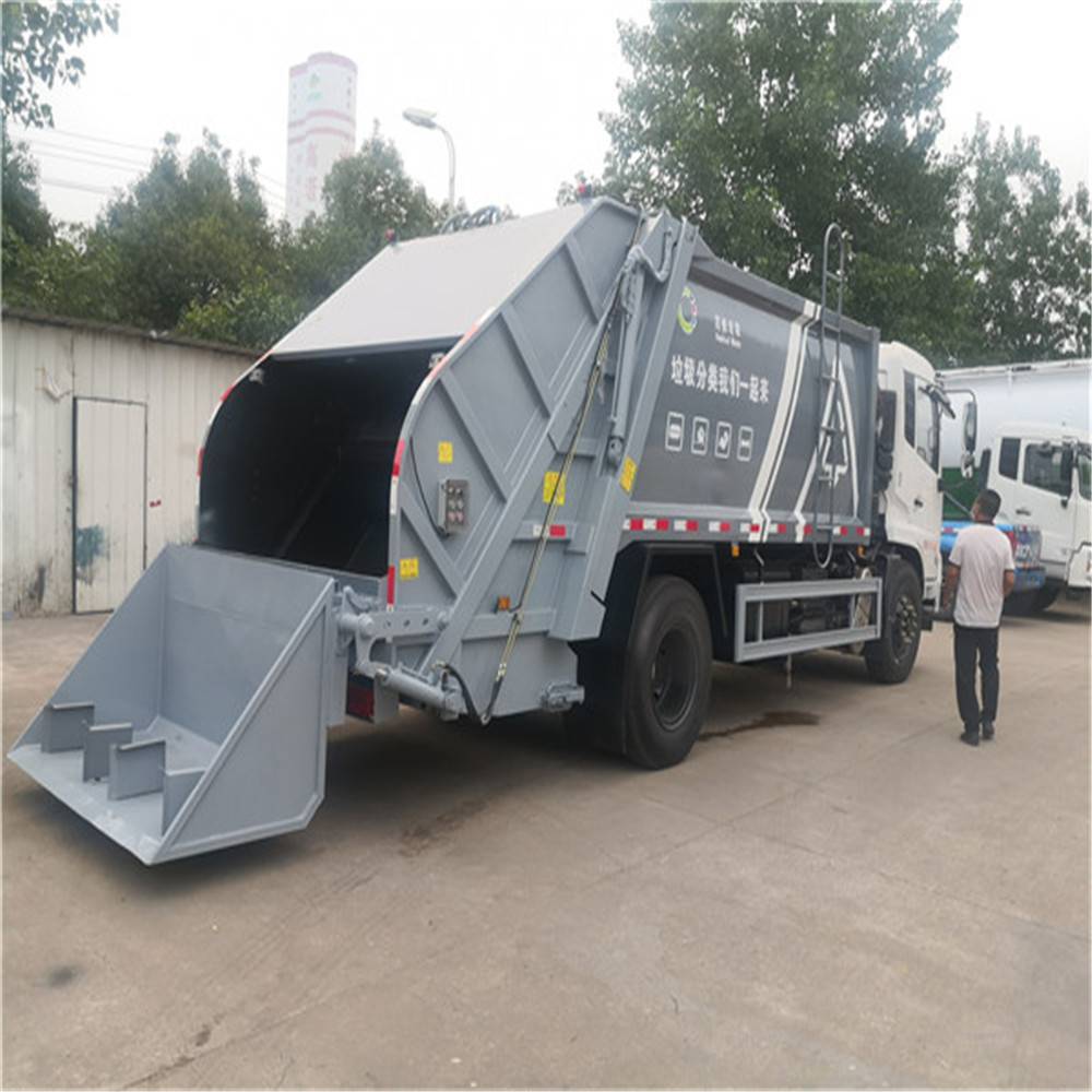 北京垃圾压缩车 江铃8吨压缩式垃圾车 