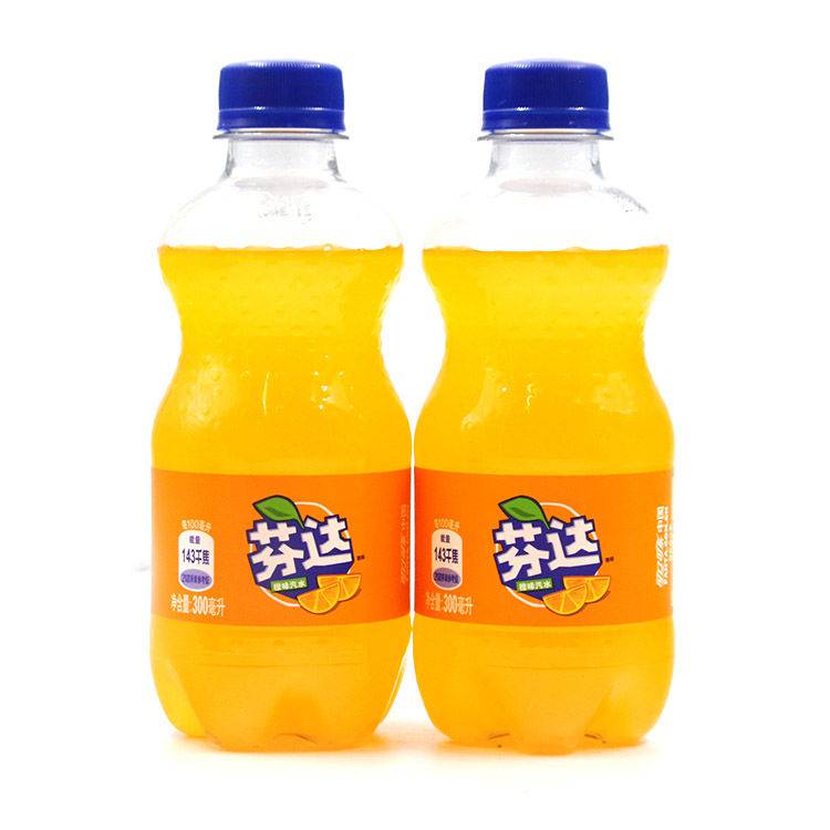 芬达小瓶装300ml12瓶整箱装碳酸饮料橙味汽水外卖用