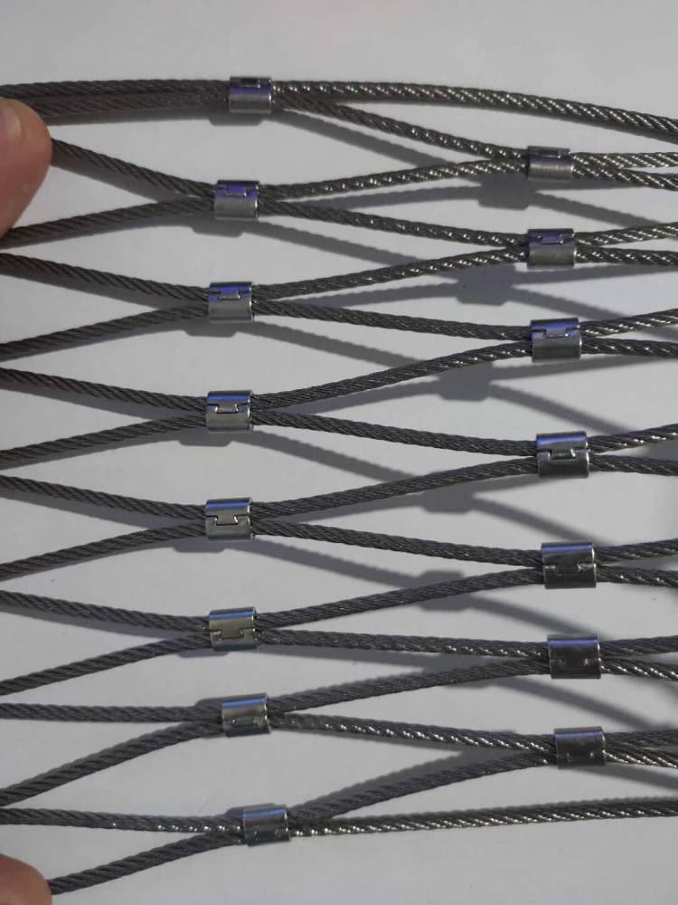 聚隆不锈钢绳网不锈钢卡扣绳网304不锈钢卡扣绳网