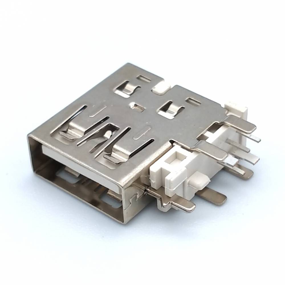 usb侧插大电流母座 5p垫高母座 侧插usb母座