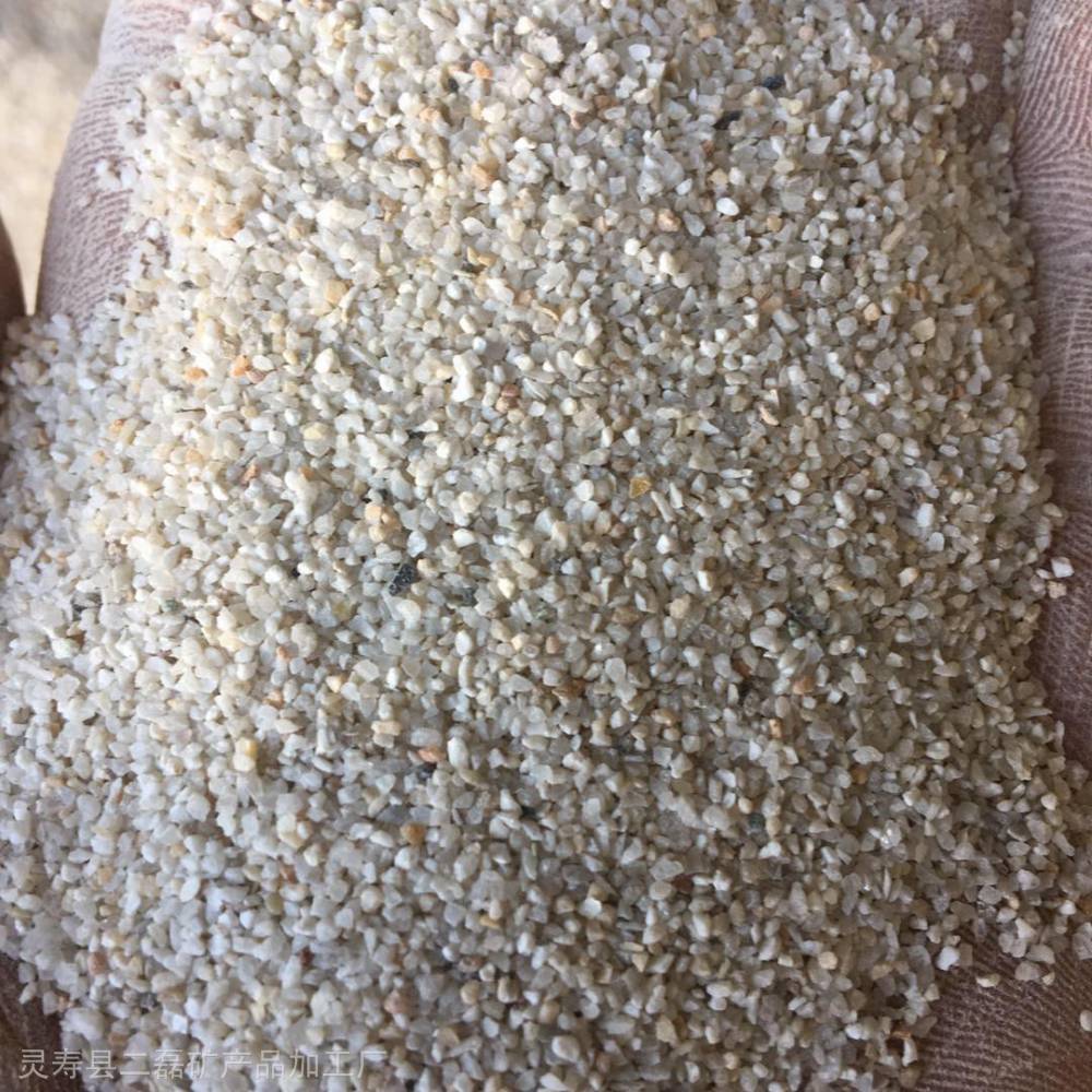 高硬度 山西石英砂滤料厂家 10-20目 除锈石英砂