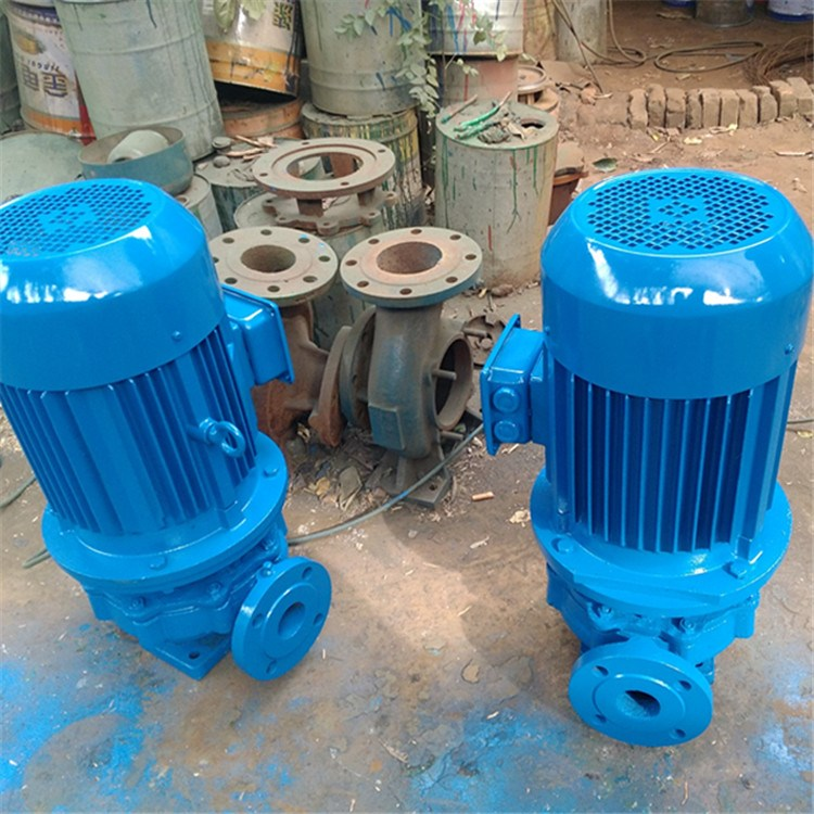 上海盛也ISG150-250立式离心泵清水泵185KW单级管道泵IRG热水泵水系统循环不锈钢叶轮