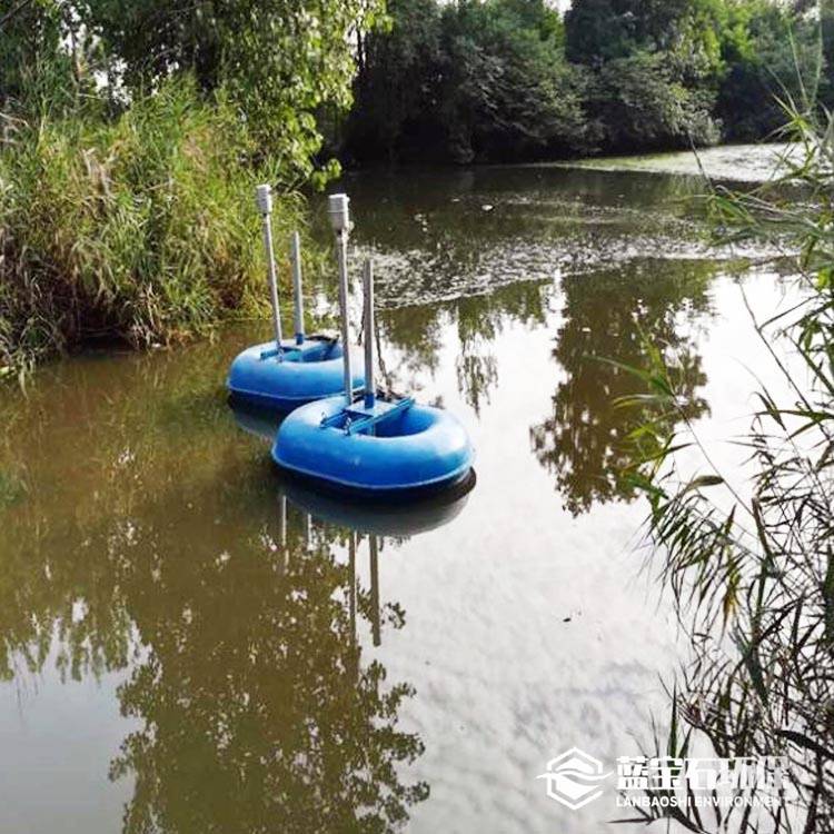 浮动式潜水离心曝气器FQXB3kw水面漂浮景观水处理曝气机