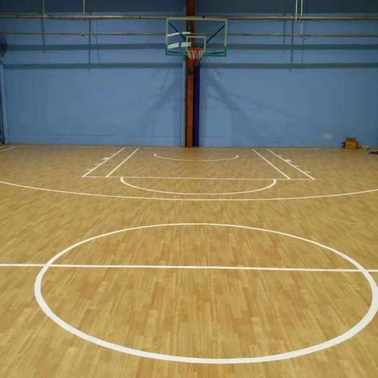 工厂直供欧宝瑞PVC运动塑胶地板篮球地板