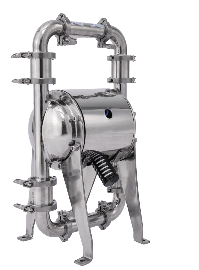 卫生级气动隔膜泵JBWQ3-40适用于食品、饮料、制药、日化、酒类行业