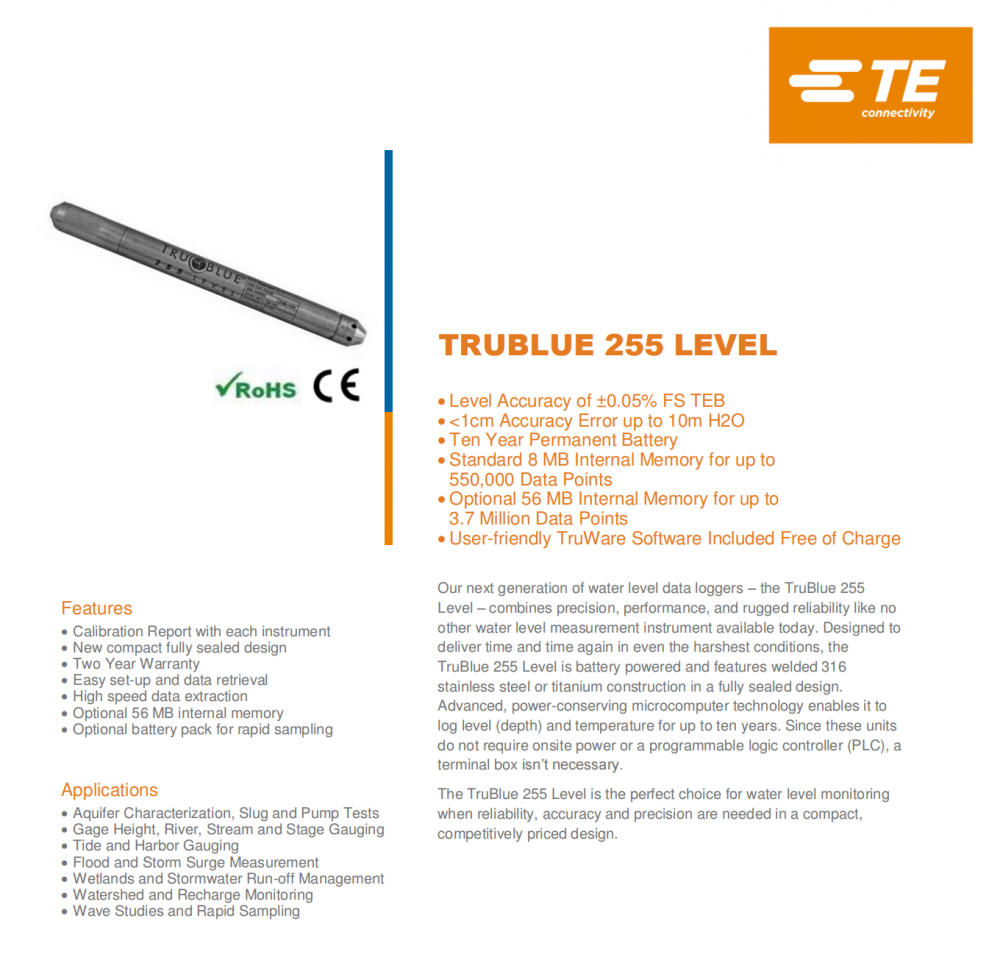 供应美国MEASTruBlue255采用完全密封设计的焊接316不锈钢或钛结构