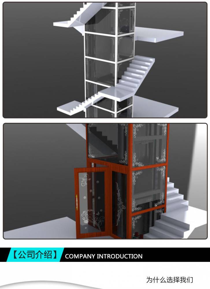 山東藝墅家別墅電梯真正的生產廠家閣樓家用電梯