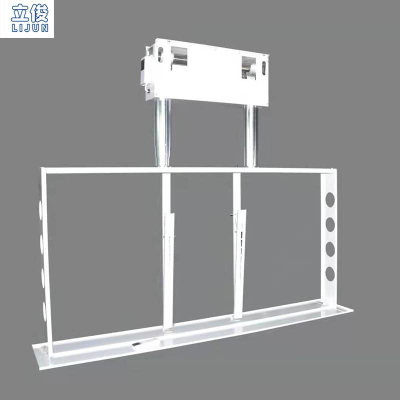 立宝俊65寸电视隐藏天花电动吊装升降器电视机伸缩吊架