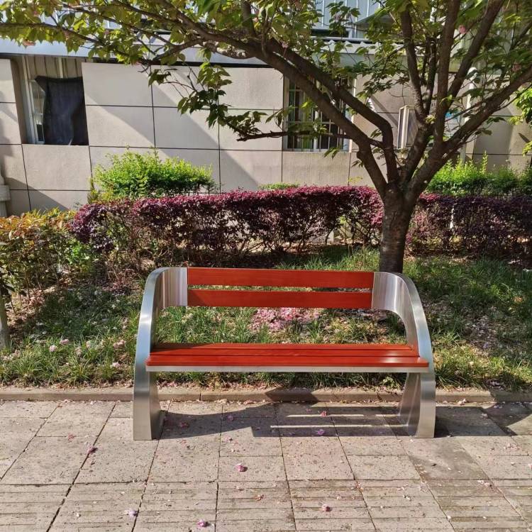 上海休闲椅、高档休闲椅、钢木结构休闲椅、公园椅、公园长椅