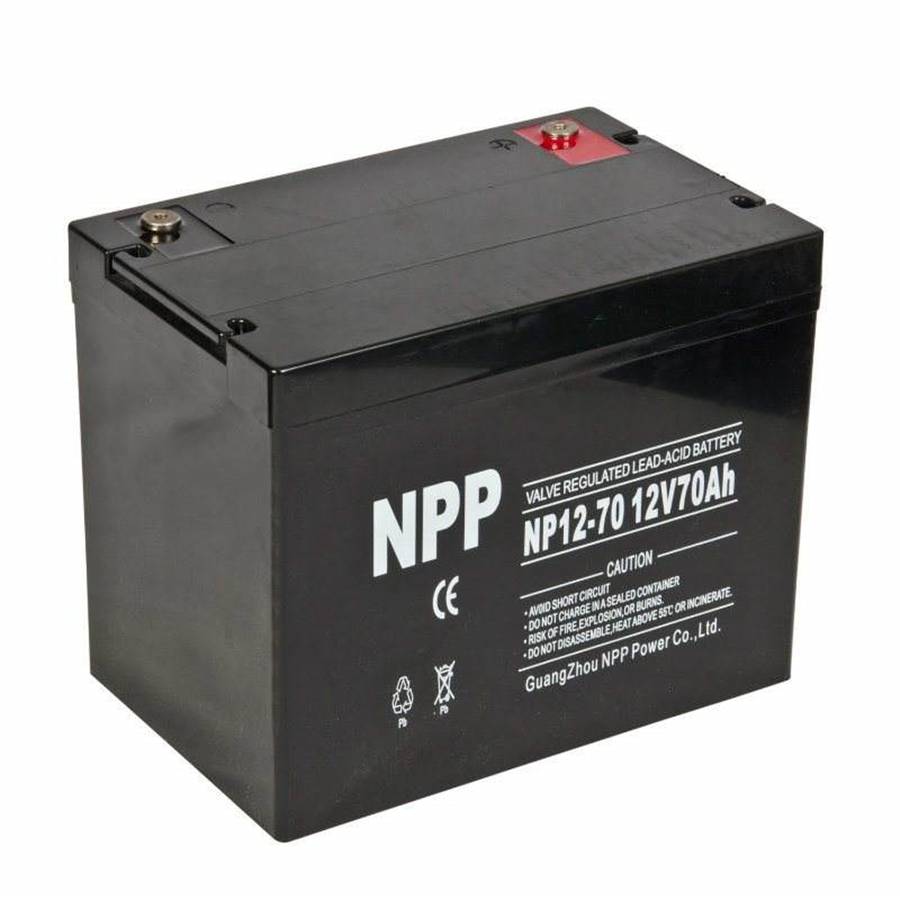 NPP耐普蓄电池NP12-70Ah12V70AH基站储能光伏发电UPS电源