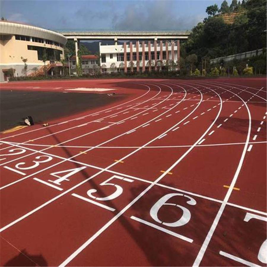 蘭州田徑運動場跑道 田徑場塑膠跑道 塑膠跑道廠家