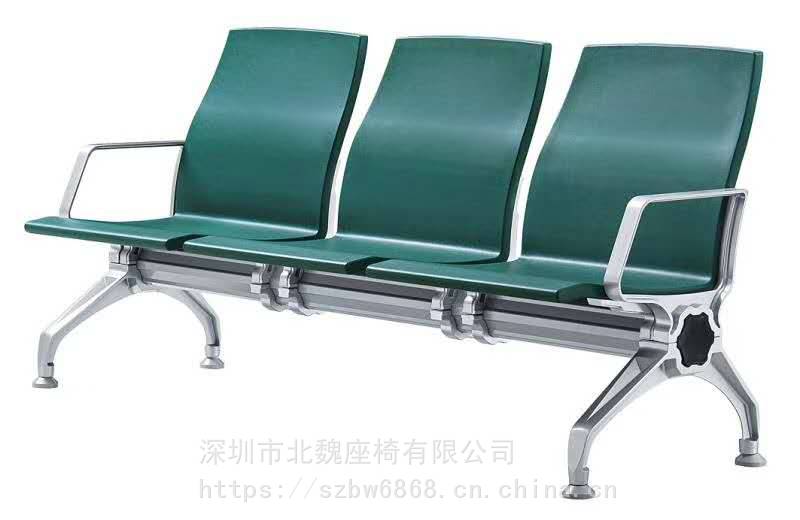 广东PU等候椅PU公共座椅三人位PU排椅生产厂家