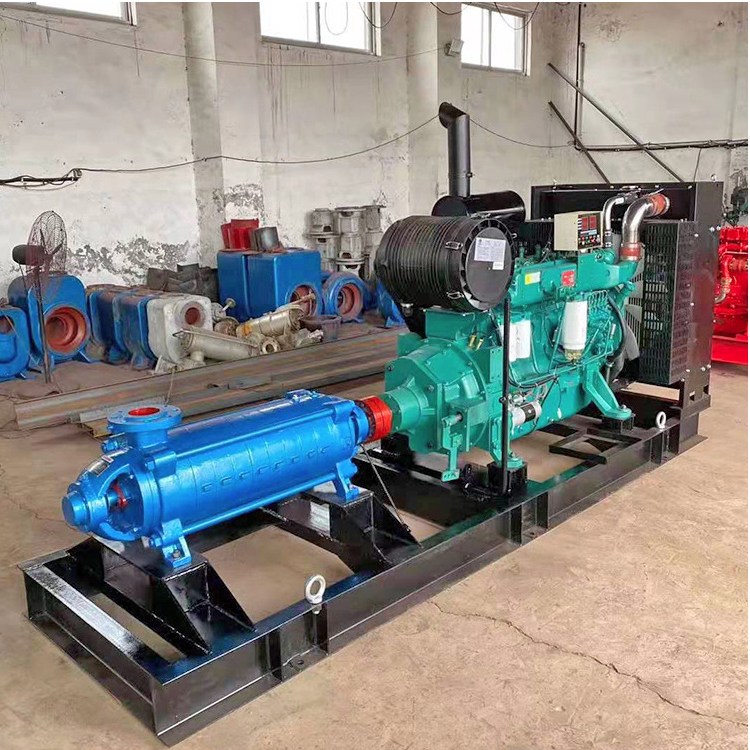 8寸大流量柴油水泵农业灌溉移动泵车10米吸程压井离心泵