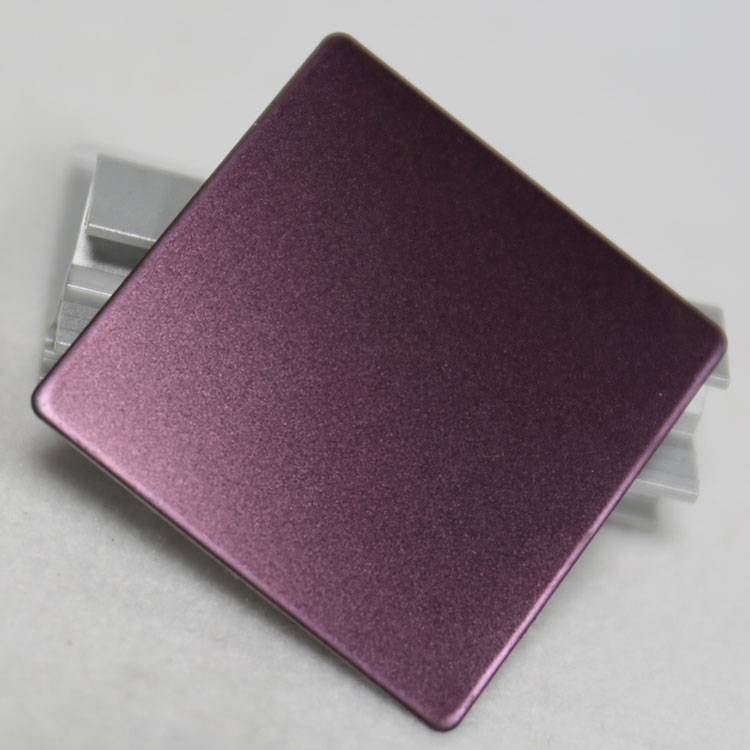 201不锈钢紫铜喷砂彩板印象派金属供应不锈钢