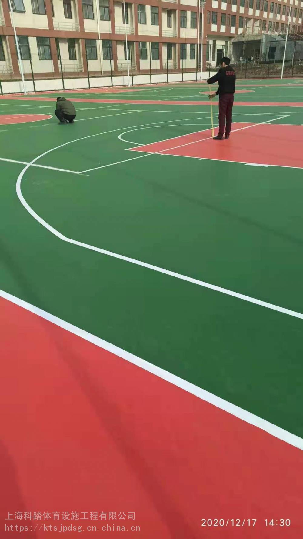 运动篮球场塑胶地坪施工厂家